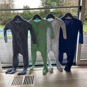 Primary 4-pack footie/Onsies